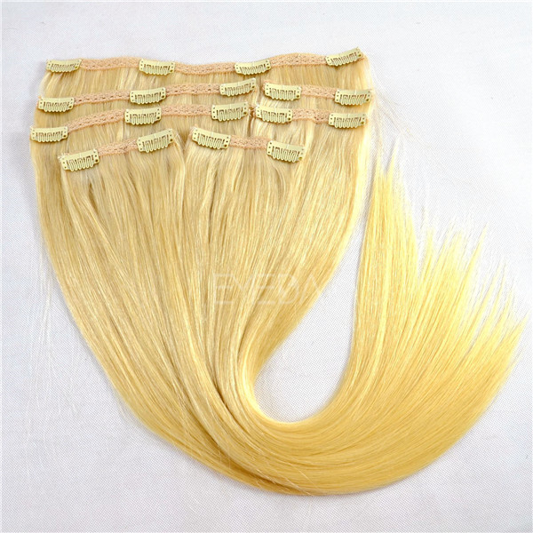 EMEDA clips in hair extensions Factory real hair extensions wholesale price list HW071